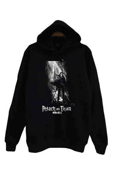 fame-stoned Attack On Titan Kapüşonlu Sweatshirt ürün görseli 1