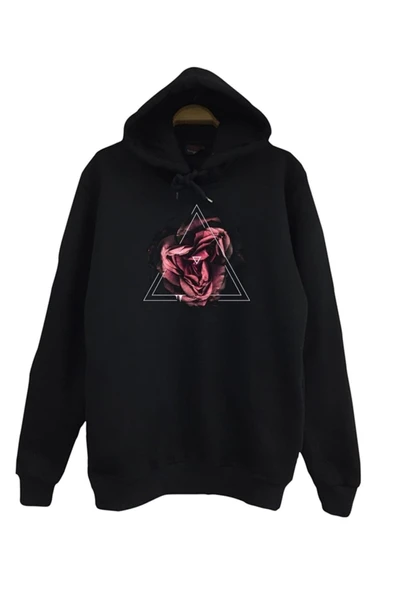 fame-stoned Rose Kapüşonlu Sweatshirt ürün görseli 1