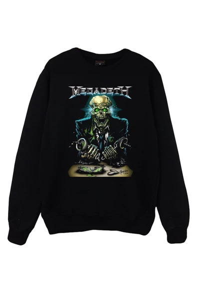 fame-stoned Megadeth Baskılı Sweatshirt ürün görseli 1