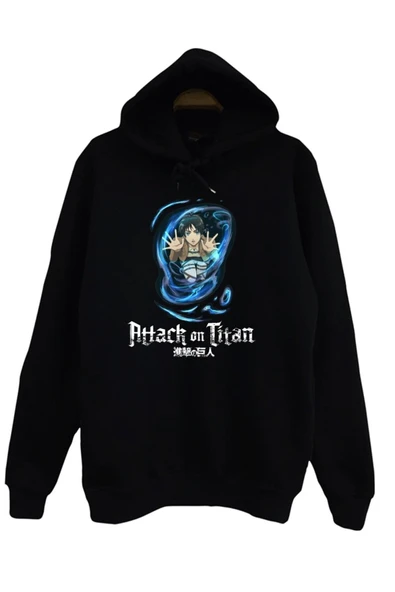 fame-stoned Attack On Titan Kapüşonlu Sweatshirt ürün görseli 1