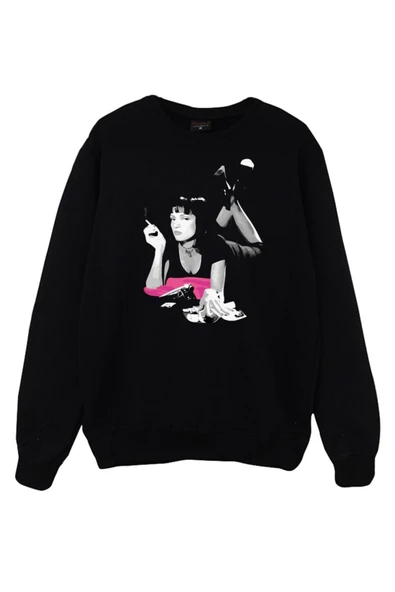 fame-stoned Stoned Pulp Fiction Kapüşonlu Sweatshirt ürün görseli 1
