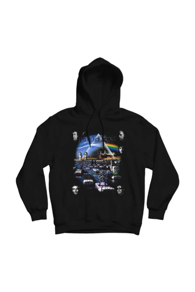 fame-stoned Pink Floyd Baskılı Kapşonlu Sweatshirt ürün görseli 1
