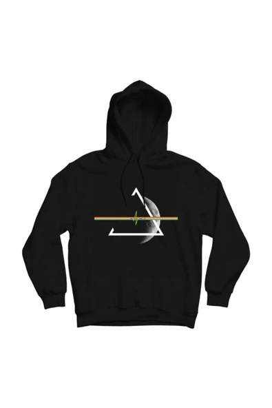 fame-stoned Pink Floyd Baskılı Kapşonlu Sweatshirt ürün görseli 1
