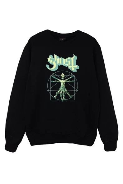 fame-stoned Ghost Baskılı Sweatshirt ürün görseli 1