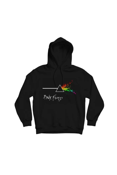 fame-stoned Pink Floyd Baskılı Kapşonlu Sweatshirt ürün görseli 1