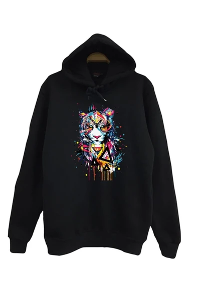 fame-stoned Kaplan Baskılı Sweatshirt ürün görseli 1