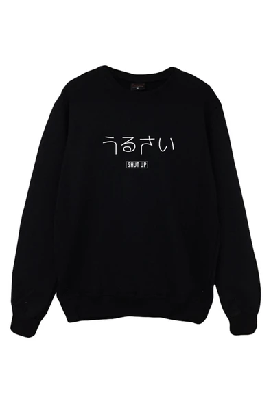 fame-stoned Shut Up Baskılı Sweatshirt ürün görseli 1