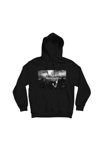 fame-stoned Opeth Baskılı Kapşonlu Sweatshirt ürün görseli 1
