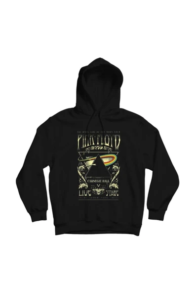 fame-stoned Pink Floyd Baskılı Kapşonlu Sweatshirt ürün görseli 1