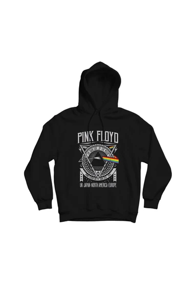 fame-stoned Pink Floyd Baskılı Kapşonlu Sweatshirt ürün görseli 1