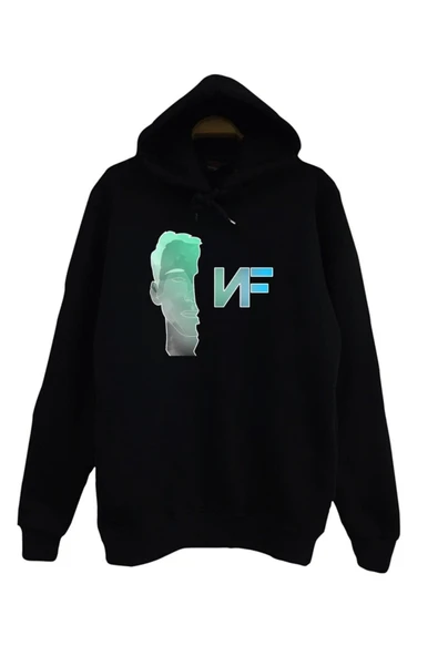 fame-stoned Nf Baskılı Kapüşonlu Sweatshirt ürün görseli 1