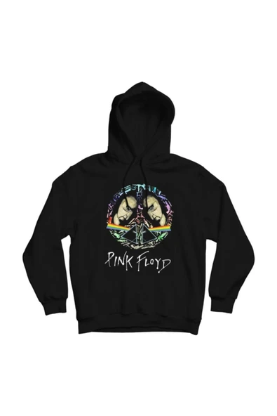 fame-stoned Pink Floyd Baskılı Kapşonlu Sweatshirt ürün görseli 1