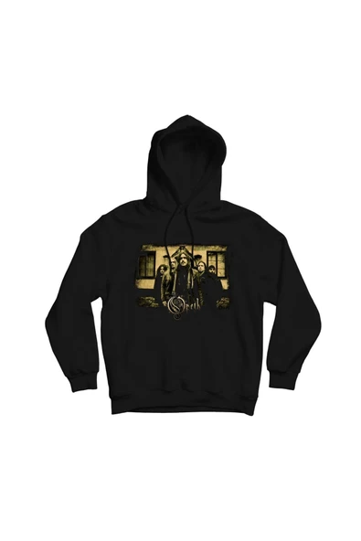 fame-stoned Opeth Baskılı Kapşonlu Sweatshirt ürün görseli 1