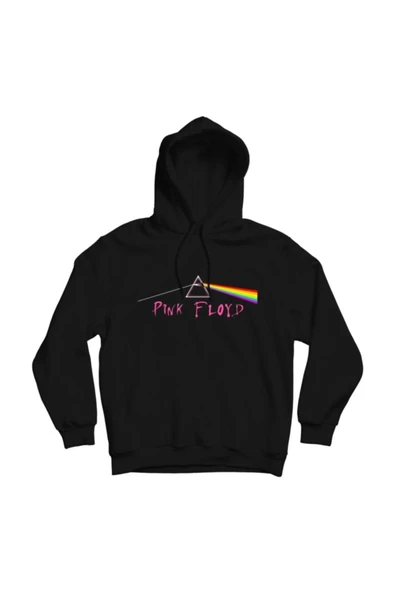 fame-stoned Pink Floyd Baskılı Kapşonlu Sweatshirt ürün görseli 1