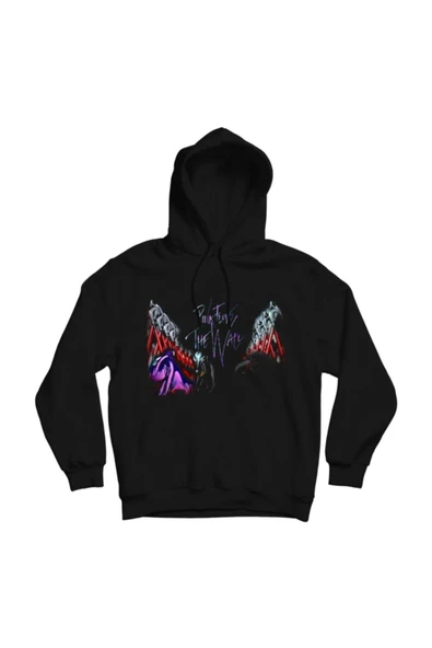 fame-stoned Pink Floyd Baskılı Kapşonlu Sweatshirt ürün görseli 1