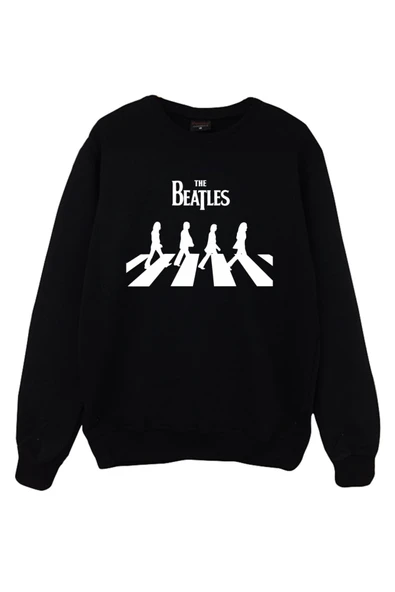 fame-stoned The Beatles Baskılı Sweatshirt ürün görseli 1