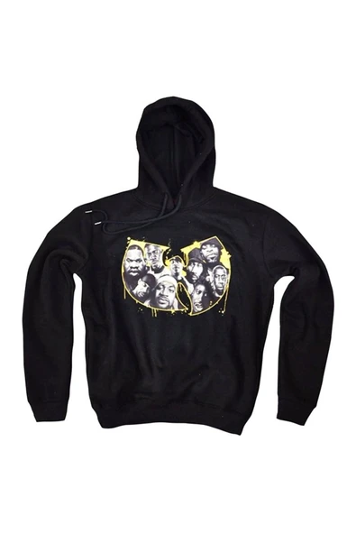 fame-stoned Çocuk Siyah Wutang Baskılı Sweatshirt ürün görseli 1