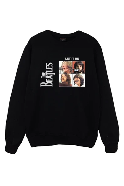 fame-stoned The Beatles Baskılı Sweatshirt ürün görseli 1