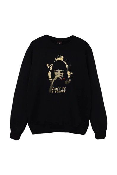 fame-stoned Unisex  Pulp Fiction Baskılı Sweatshirt ürün görseli 1
