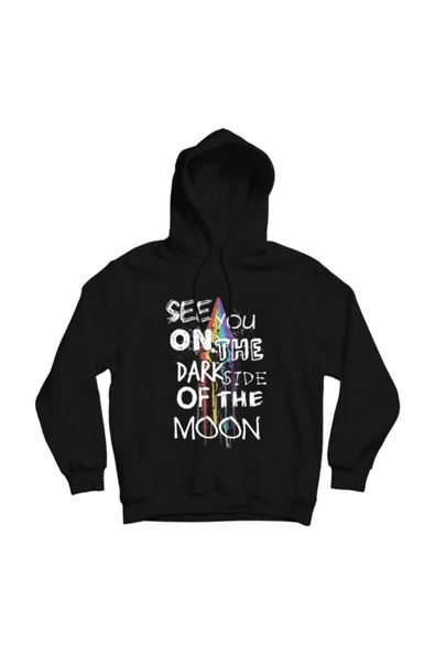 fame-stoned Pink Floyd Baskılı Kapşonlu Sweatshirt ürün görseli 1