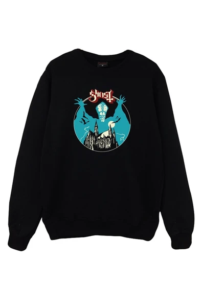 fame-stoned Ghost Baskılı Sweatshirt ürün görseli 1