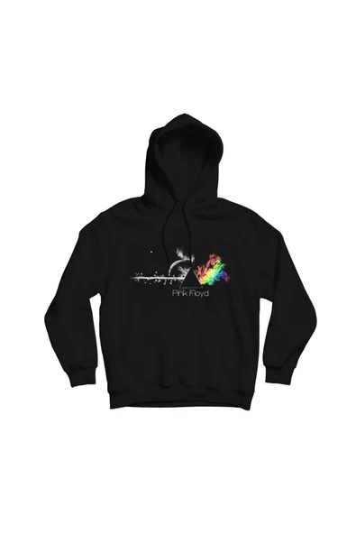 fame-stoned Pink Floyd Baskılı Kapşonlu Sweatshirt ürün görseli 1