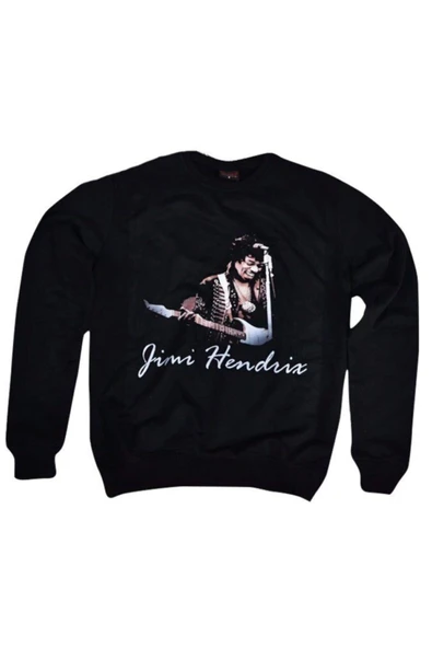 fame-stoned Jımı Hendrıx Baskılı Sweatshirt ürün görseli 1