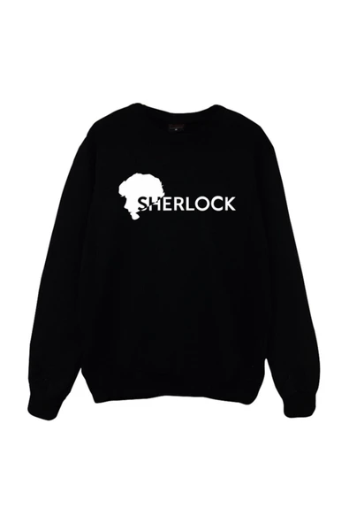 fame-stoned Sherlock Holmes Baskılı Sweatshirt ürün görseli 1