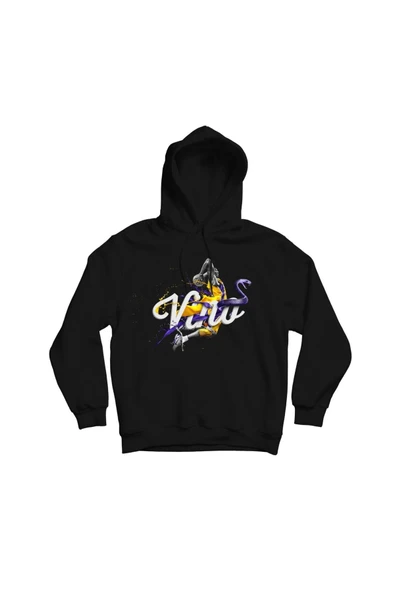 fame-stoned Kobe Bryant Baskılı Kapşonlu Sweatshirt ürün görseli 1