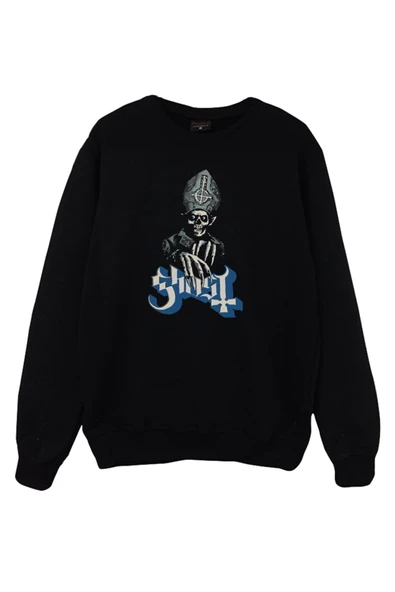 fame-stoned Ghost Baskılı Sweatshirt ürün görseli 1