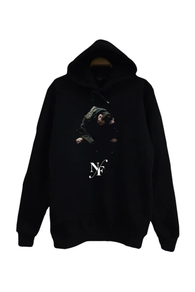 fame-stoned Nf Baskılı Kapüşonlu Sweatshirt ürün görseli 1
