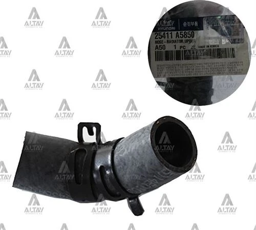Hmc Mobis 25411A5850 MOBIS  Hortum Radyatör Üst I-30 12-16 Kısa Benzinli ürün görseli 1