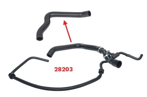 Ibras 28161  28203 Radyatör Üst Hortumunun - Uzun Kalın Hortumu - VW Lt35-Volt 2.5 (N170) ürün görseli 1
