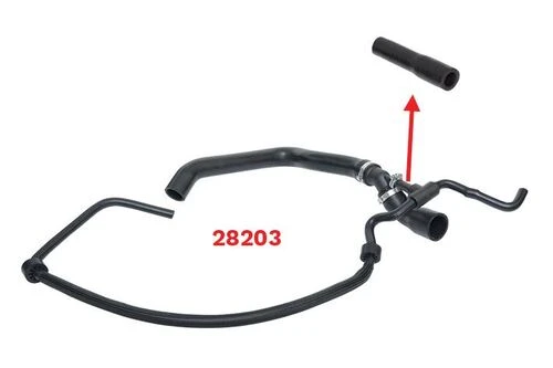 Ibras 28165  28203 Radyatör Üst Hortumunun - Arasındaki Küçük Hortumu - VW Lt35-Volt 2.5 (N174) ürün görseli 1