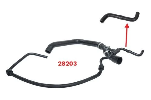 Ibras 28164  28203 Radyatör Üst Hortumunun - İnce Hortumun Uç Kısmı - VW Lt35-Volt 2.5 (N173) ürün görseli 1