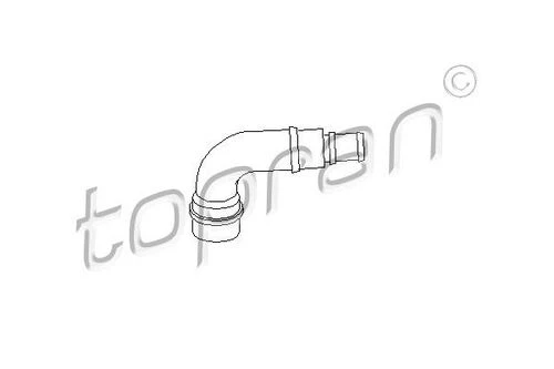 Topran 111158001  Karter Havalandırma Borusu (VW Golf 98-06  Passat 01-05  Audi A3 97-03  A4 01-08) ürün görseli 1
