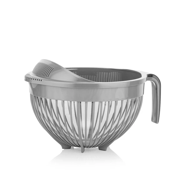 Qlüx İdeas Qmix Pirinç Süzgeci Gri 3000ml 22cm ürün görseli 1