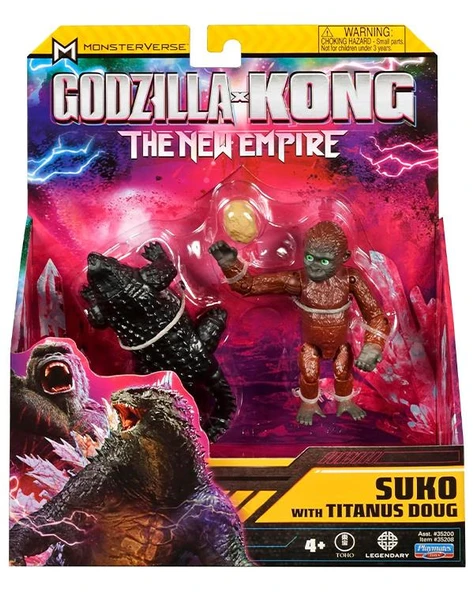 Godzilla X Kong Aksiyon Figürü 10 cm Suko With Titanus Doug 35200 ürün görseli 1