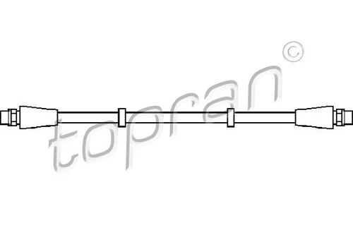 Topran 110399001  585 Ön Fren Hortumu A6 04 4f0611707 ürün görseli 1