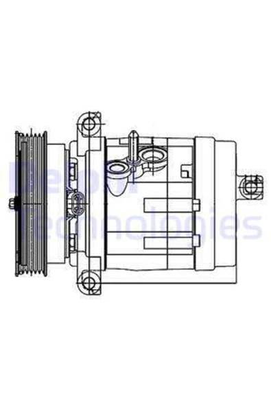 Delphi TSP0155984 Kompresor Chevrolet Captıva Opel Antara 06- Uyumlu ürün görseli 1