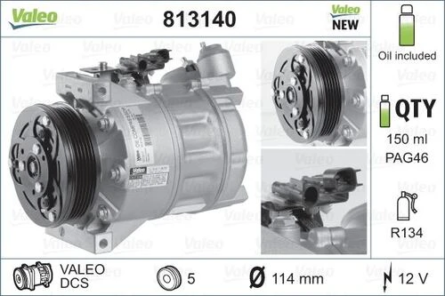 Valeo 813140  Klima Kompresörü Volvo Xc60 08- ürün görseli 1