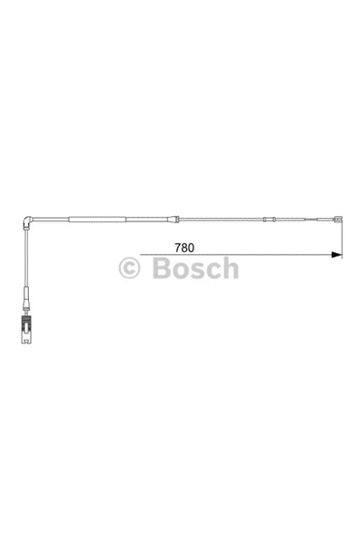 Bosch 1987473009 Ön Balata Fişi Ikaz Kablosu Landrover Rangerover Iıı 02-12  Uyumlu ürün görseli 1