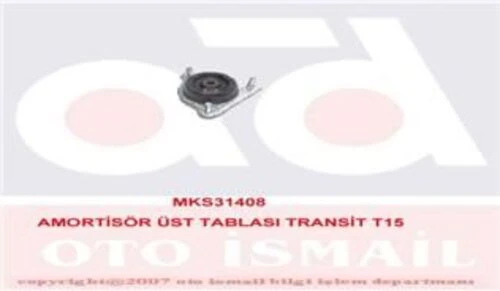 MKS 408  Amortisör Tablası Takozu Üst Transit III 91-00 ürün görseli 1