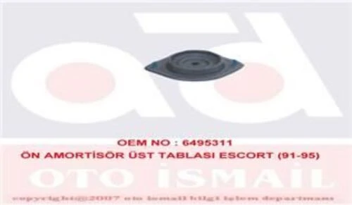 MKS 374  Amortisör Tablası Takozu Üst Ön Escort 91-95 ürün görseli 1