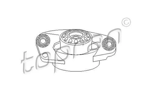 Topran 110148001  755 Amortisör Takoz Braketi Golf VI-Passat-Tiguan-Touran-Octavia-Super B-Audi Tt ürün görseli 1