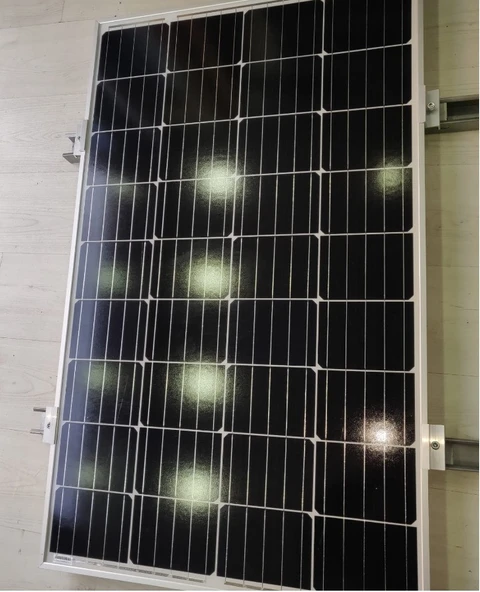 Güneş Paneli Montaj Aparatı 1 Panel İçin 125 cm 2 Adet Profil 4 Adet Klemp ürün görseli 1