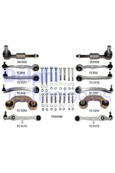 Delphi TC1500KIT ON ALT TAKIM SET INCE TIP ROTIL AUDI SEAT ürün görseli 1