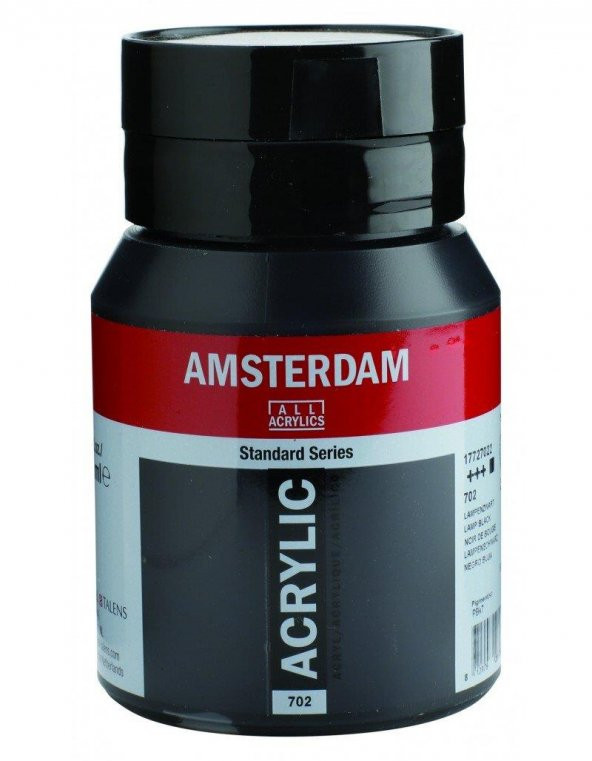 AAC ACRYLIC 500ML. LAMP BLACK ürün görseli 1