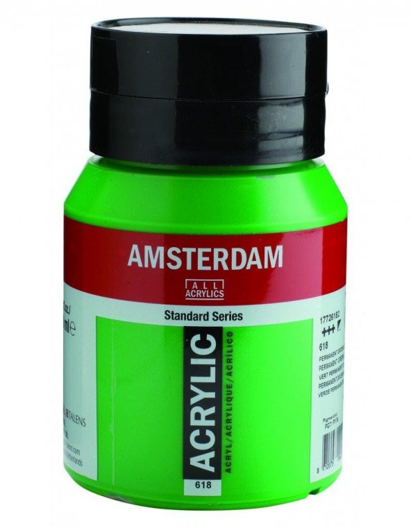 AAC ACRYLIC 500ML. PERM. GREEN LT ürün görseli 1