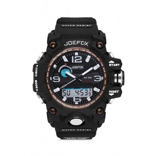 Joefox Digital & Analog Unisex Kol Saati Jf1523 (Siyah) ürün görseli 1